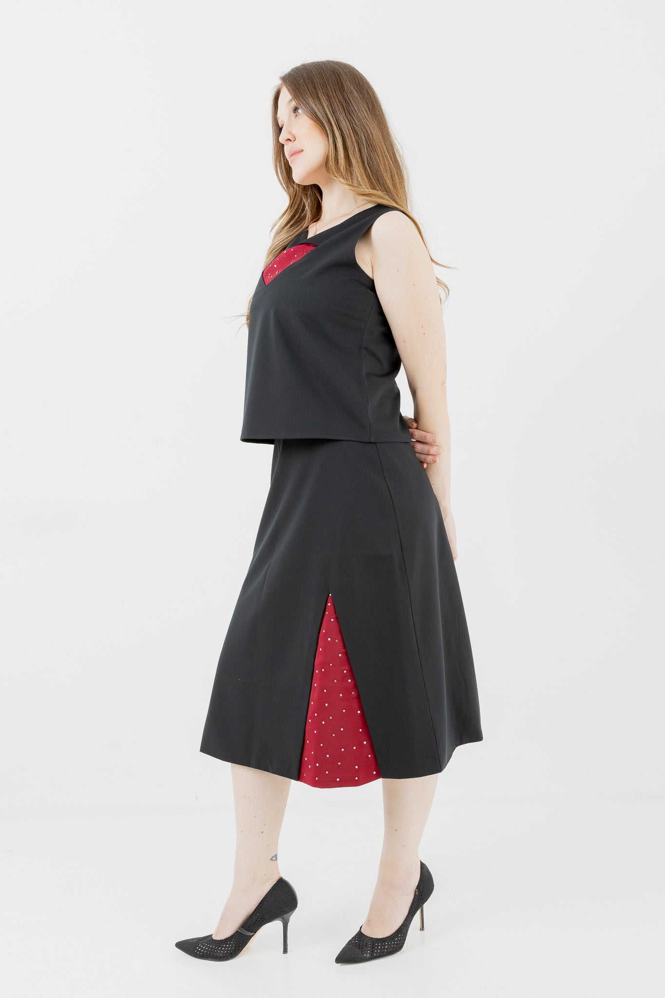 Black Crystals Skirt